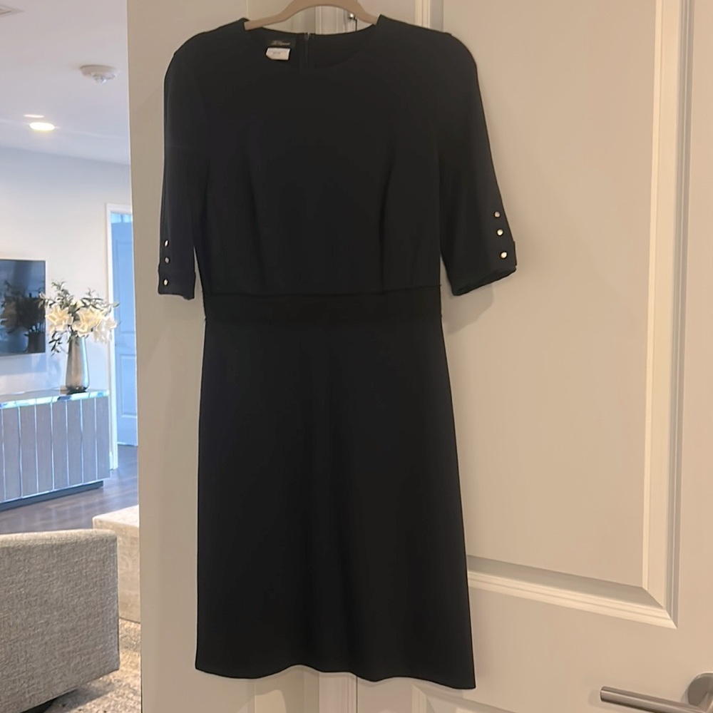 Elegant navy dress